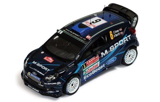 Immagine di FORD FIESTA RS WRC N.6 6th MONTE CARLO 2014 E.EVANS-D.BARRITT 1:43