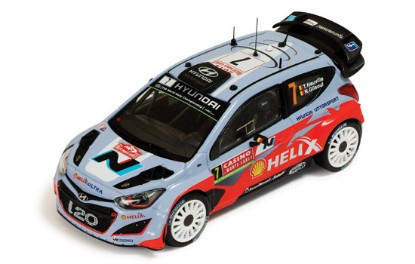 Immagine di HYUNDAI i20 WRC N.7 ACCIDENT MONTE CARLO 2014 T.NEUVILLE-N.GILSOUL 1:43