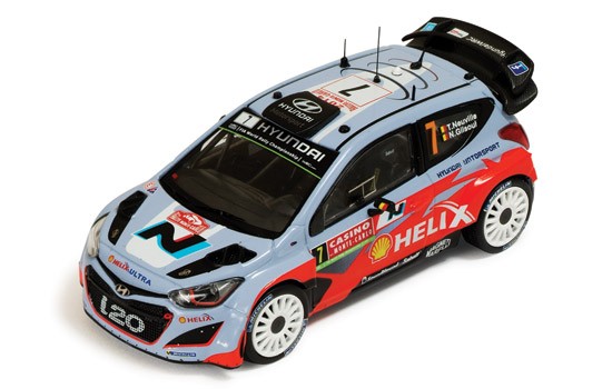 Immagine di HYUNDAI i20 WRC N.7 ACCIDENT MONTE CARLO 2014 T.NEUVILLE-N.GILSOUL 1:43