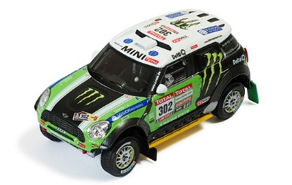 Immagine di MINI ALL 4 N.302 WINNER DAKAR 2012 S.PETERHANSEL-J.P.COTTRET 1:43