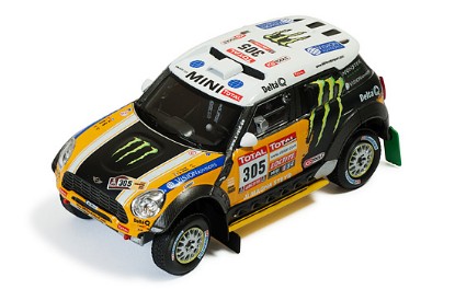 Immagine di MINI ALL 4 N.305 2nd DAKAR 2012 J.ROMA-M.PERIN 1:43
