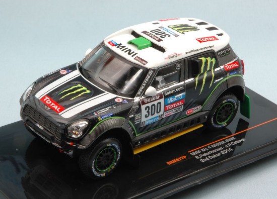 Immagine di MINI ALL 4 PISTA N.300 2nd DAKAR 2014 S.PETERHANSEL-J.P.COTTRET 1:43