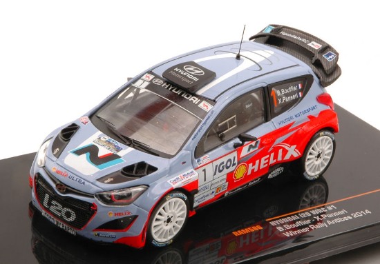Immagine di HYUNDAI j20 N.1 WINNER RALLY D ANTIBES 2014 BOUFFIER-PANSERI 1:43