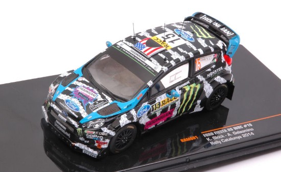 Immagine di FORD FIESTA RS WRC N.15 12th CATALUNYA 2014 K.BLOCK-A.GELSOMINO 1:43
