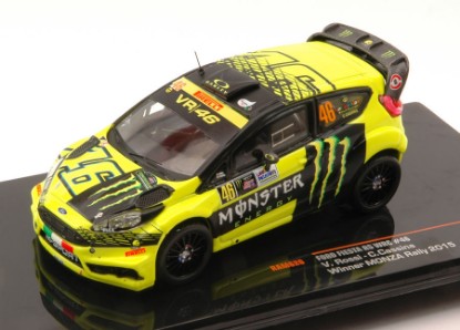 Immagine di FORD FIESTA N.46 WINNER MONZA RALLY 2015 V.ROSSI-C.CASSINA Reprod. 1:43