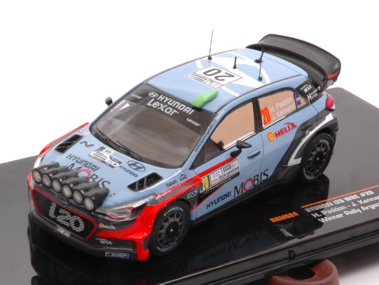 Immagine di HYUNDAI i20 WRC N.20 WINNER RALLY ARGENTINA 2016 H.PADDON-J.KENNARD 1:43