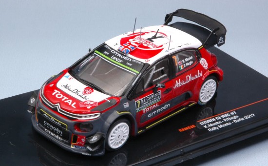 Immagine di CITROEN C3 WRC N.7 ACCIDENT MONTE CARLO 2017 K.MEEKE-P.NAGLE 1:43