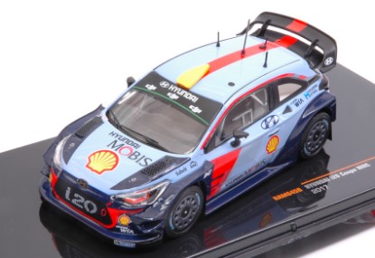 Immagine di HYUNDAI i20 WRC SPAIN 2017 MIKKELSEN-JAGER/NEUVILLE-GILSOUL 2 DECALS1:43