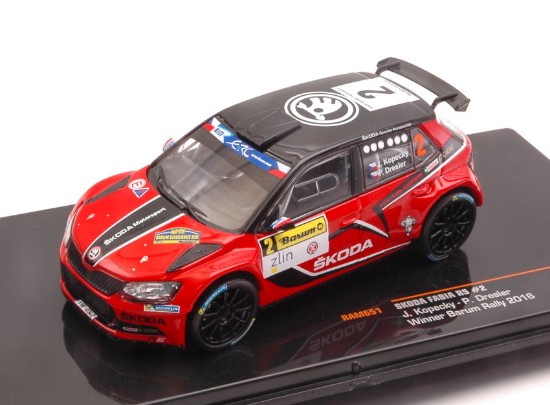 Immagine di SKODA FABIA N.2 WINNER RALLY BARUM CZECH 2016 J.KOPECKY-P.DRESLER 1:43