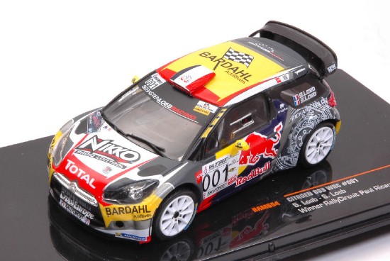 Immagine di CITROEN DS3 WRC N.001 WINNER PAUL RICARD 2016 S.LOEB-SEVERINE LOEB 1:43