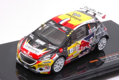 Immagine di PEUGEOT 208 T16 R5 N.1 WINNER RALLY DU CHABLAIS 2017 S.LOEB-S.LOEB 1:43