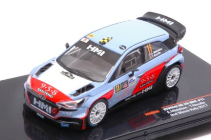 Immagine di HYUNDAI NG i20 WRC N.11 2nd RALLY MONZA 2017 A.MIKKELSEN-T.NEUVILLE 1:43