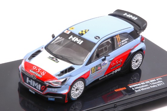 Immagine di HYUNDAI NG i20 WRC N.11 2nd RALLY MONZA 2017 A.MIKKELSEN-T.NEUVILLE 1:43