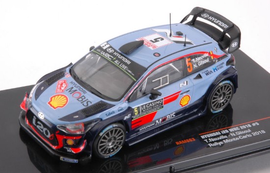 Immagine di HYUNDAI i20 WRC N.5 5th MONTE CARLO 2018 NEUVILLE-GILSOUL 1:43