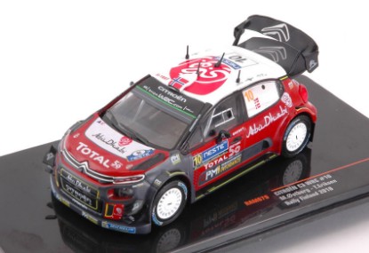 Immagine di CITROEN C3 WRC N.10 2nd RALLY FINLAND 2018 OSTBERG-ERIKSEN  1:43