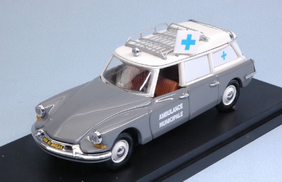 Immagine di CITROEN DS 19 AMBULANZA MUNICIPALE 1962 GREY 1:43