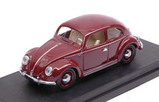 Immagine di VW MAGGIOLINO 1200 DE LUXE 1953 RED BORDEAUX 1:43