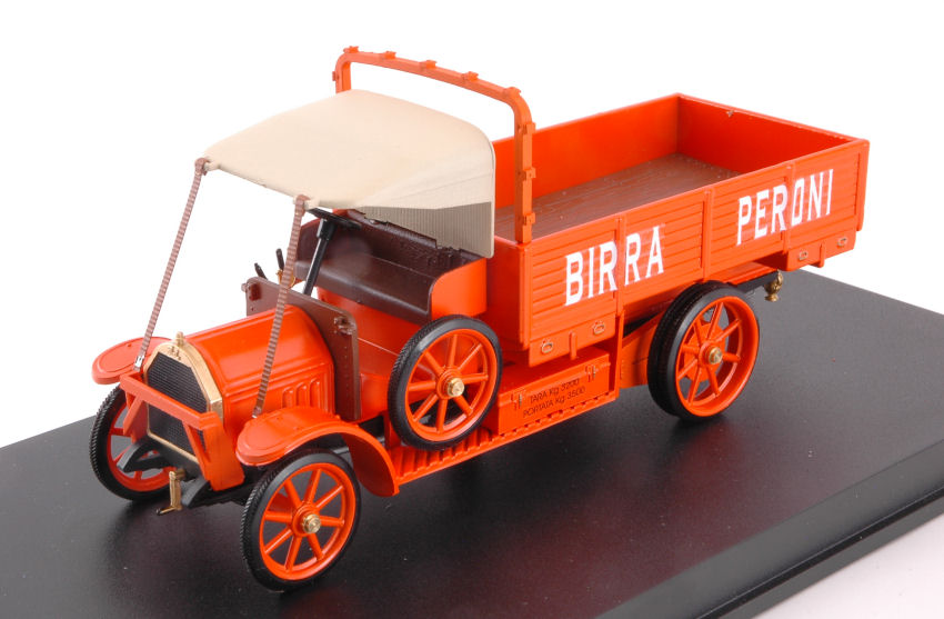 MODELLINO FURGONE EPOCA STATICO DIECAST RIO FIAT 18 BL BIRRA PERONI SCALA 1/43