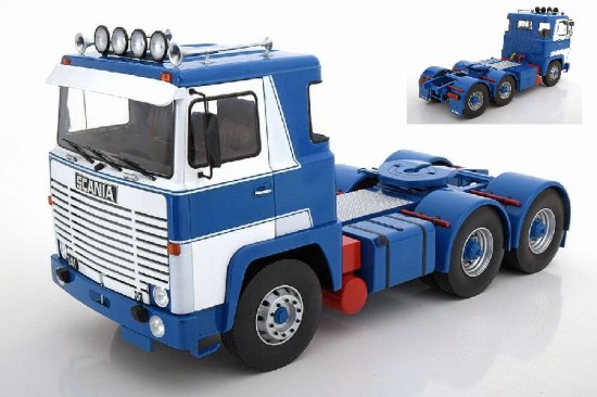 Immagine di SCANIA LBT 141 1976 WHITE/BLUE 1:18