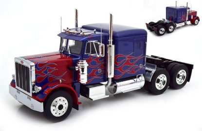 Immagine di ROAD KING PETERBILT 359 1967 BLUE METALLIC/RED 1:18