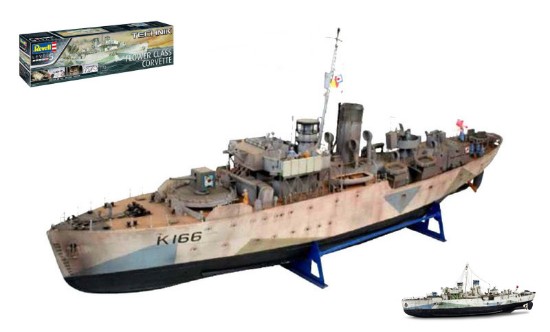 Immagine di FLOWER CLASS CORVETTE WITH REALISTIC FUNCTION KIT 1:72
