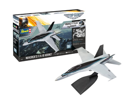 Immagine di AEREO MAVERIK'S F/A-18 HORNET TOP GUN (EASY-CLICK SYSTEM) KIT 1:72