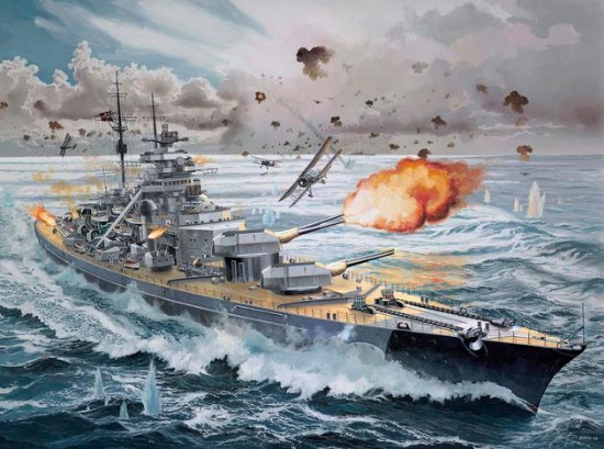 Immagine di BATTLESHIP BISMARCK PLATINUM EDITION KIT 1:350