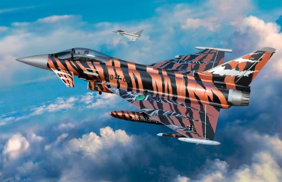 Immagine di EUROFIGHTER TYPHOON BRONZE TIGER KIT 1:144