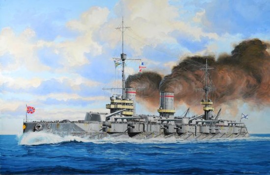 Immagine di RUSSIAN BATTLESHIP GANGUT (WWI) KIT 1:350