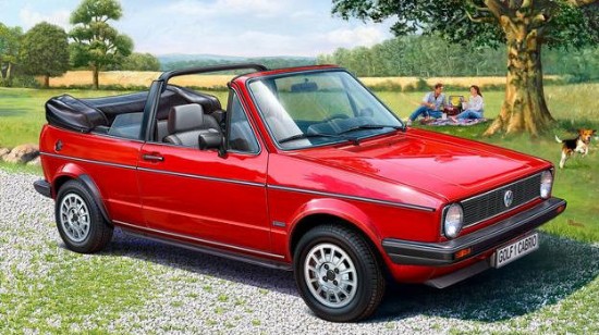 Immagine di VW GOLF 1 CABRIO KIT MODEL SET 1:24