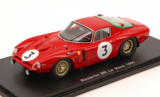 Immagine di BIZZARRINI ISO GRIFO N.3 9th LM 1965 R.FRAISSINET-J.DE MORTEMART 1:43