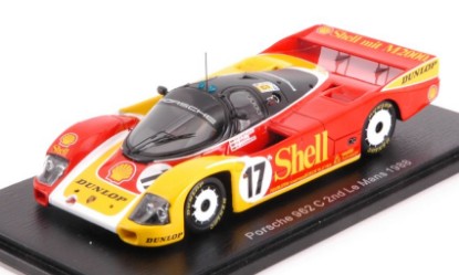 Immagine di PORSCHE 962C N.17 2nd LM 1988 D.BELL-K.LUDWIG-H.J.STUCK 1:43 REPRO