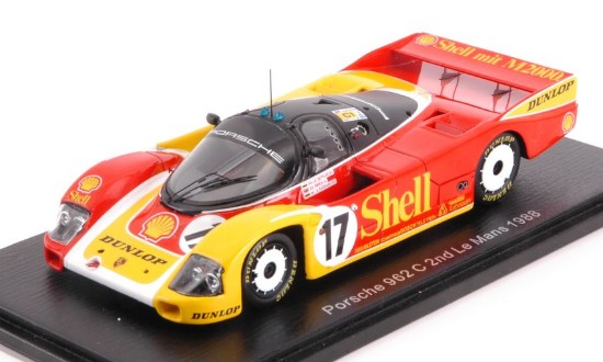 Immagine di PORSCHE 962C N.17 2nd LM 1988 D.BELL-K.LUDWIG-H.J.STUCK 1:43 REPRO
