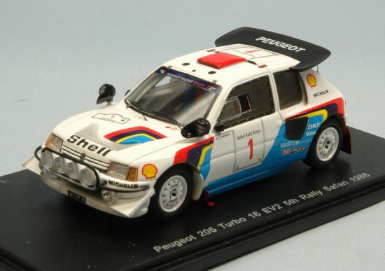 Immagine di PEUGEOT 205 T16 N.1 5th SAFARI 1986 KANKKUNEN-PIIRONEN 1:43