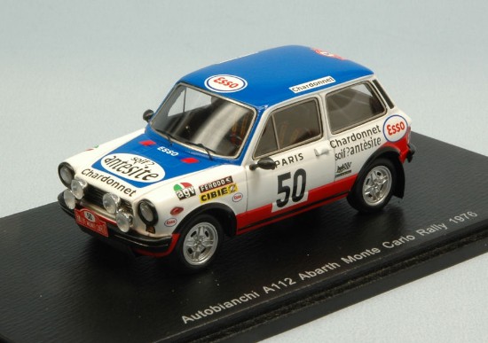Immagine di AUTOBIANCHI A112 ABARTH N.50 22th MONTE CARLO 1976 MALCHER-PAGANI 1:43