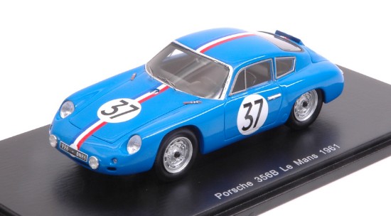 Immagine di PORSCHE 356B CARRERA ABARTH GTL N.37 DNF LM 1961 BUCHET-MONNERET 1:43