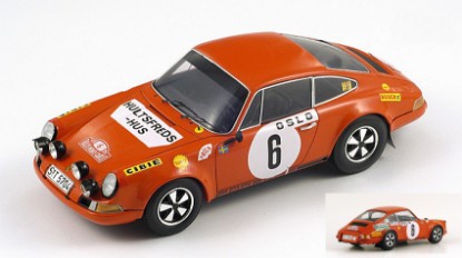 Immagine di PORSCHE 911 S N.6 WINNER M.CARLO 1970 VALDEGAARD-HELMER 1:18