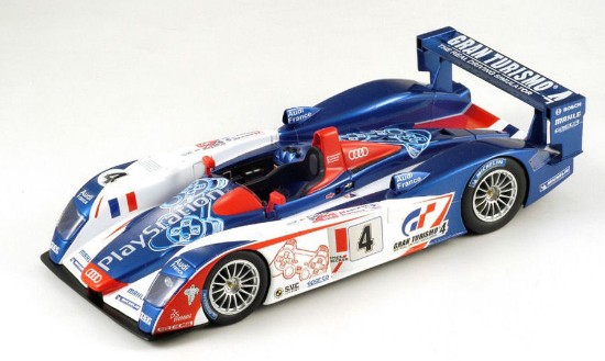 Immagine di AUDI R8 PLAYSTATION N.4 4th LM 2005 MONTAGNY-GOUNON-ORTELLI 1:18