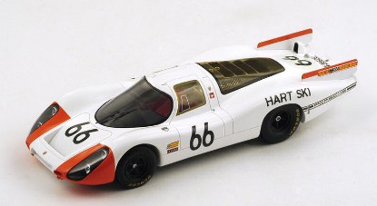 Immagine di PORSCHE 907/8 TEAM TARTARUGA N.66 2nd LM 1968 STEINEMAN-SPOERRY 1:18