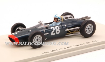 Immagine di LOLA MK4 J.SURTEES 1962 N.28 4th MONACO GP 1:43