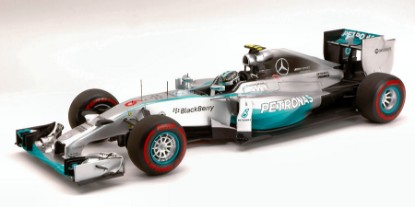 Immagine di MERCEDES N.ROSBERG 2014 N.6 WINNER MONACO GP 1:18