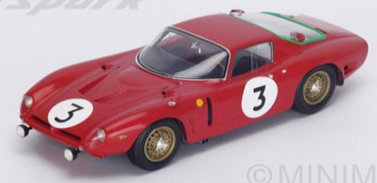 Immagine di ISO GRIFO N.3 9th LM 1965 R.FRAISSINET-J.DE MORTEMART 1:18
