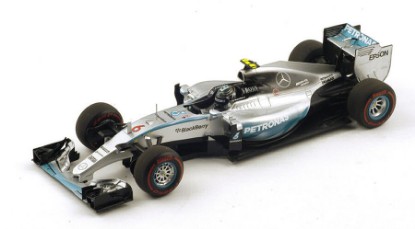 Immagine di MERCEDES W06 N.ROSBERG 2015 N.6 WINNER MONACO GP 1:18