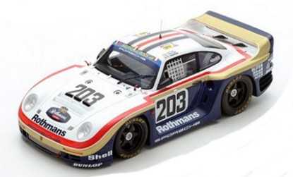 Immagine di PORSCHE 961 N.203 ACCIDENT LM 1987 R.METGE-K.NIEROP-C.HALDI 1:18