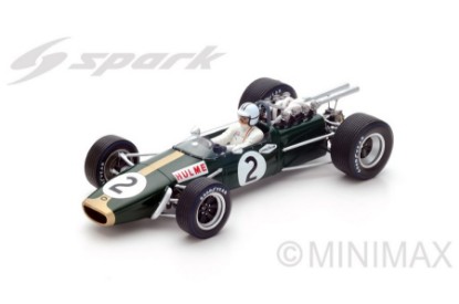 Immagine di BRABHAM BT24 D.HULME 1967 N.2 3rd MEXICAN GP 1:18