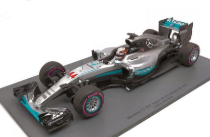 Immagine di MERCEDES F1 W07 HYBRID L.HAMILTON 2016 N.44 WINNER MONACO GP 1:18