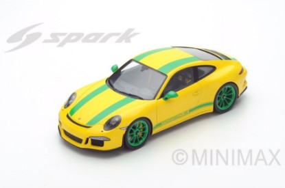 Immagine di PORSCHE 991 R 2016 YELLOW/GREEN 1:18