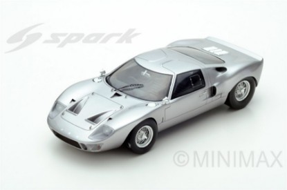 Immagine di FORD GT40 1966 SILVER 1:18