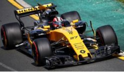 Immagine di RENAULT R.S.17 N.HULKENBERG 2017 N.27 7th BAHRAIN GP 1:18