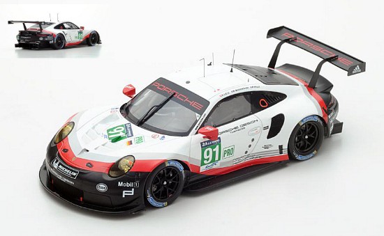 Immagine di PORSCHE 911 RSR N.91 21th LM 2017 LIETZ-MAKOWIECKI PILET 1:18